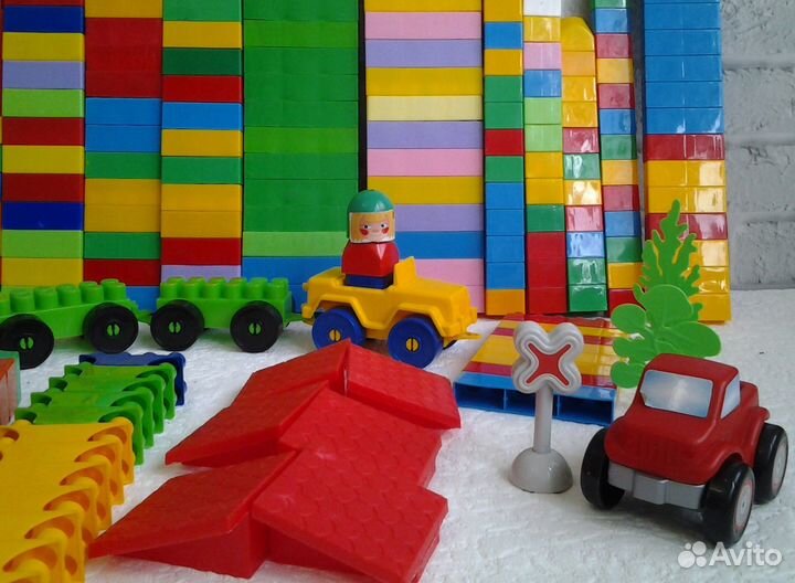 Конструктор Полесье большой более 320 деталей