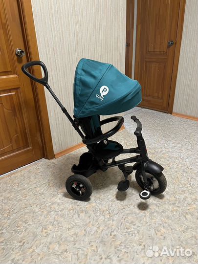 Велосипед с родительской ручкой Rito Q-play