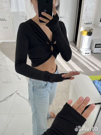 Топ черный