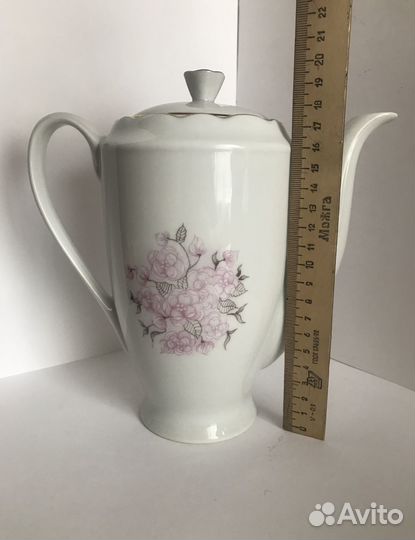 Заварочный чайник - кофейник. Фарфор. Польша