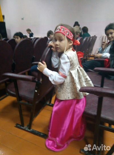 Новогодний костюм для девочки Русская красавица