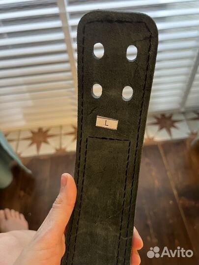 Узкий пояс для жима лежа из кожи Powermens