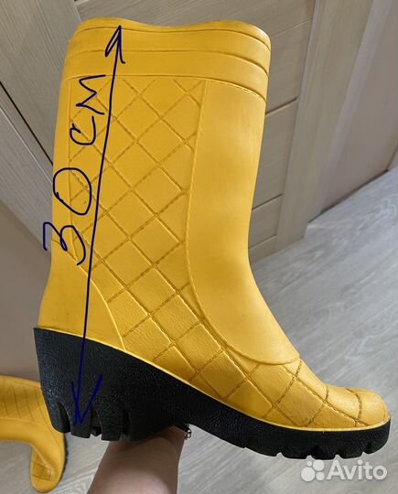 Резиновые сапоги женские бу
