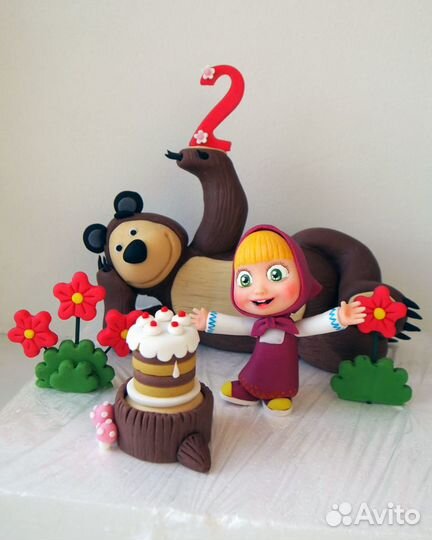 Фигурки из мастики на торт, топперы со съедобной ф