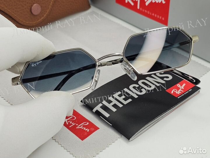 Очки Ray Ban 3728 Yevi Blue Gradient Стекло