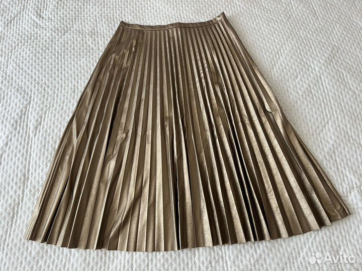 Золотая юбка плиссе Penny black (размер 42-44)