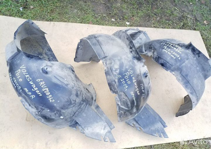 Защита арки колеса Volkswagen Polo 6 6RU 809 961