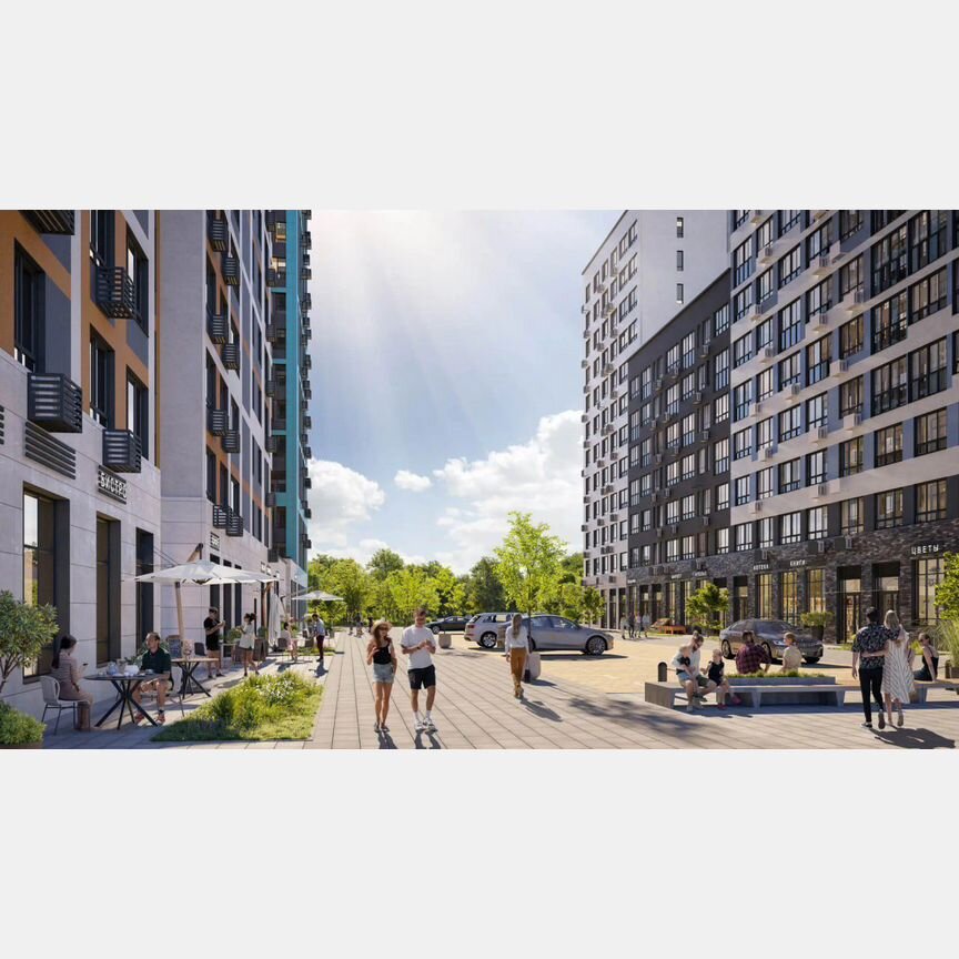 Квартира-студия, 21,3 м², 3/15 эт.