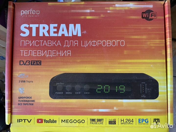 TV приставка DVb-t2 антенна комнатная