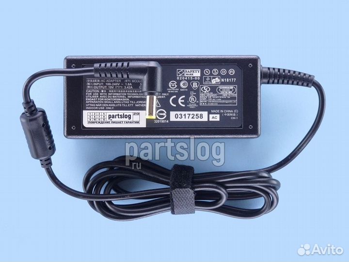 Блок питания для Acer 19V 3.42A 5.5x1.7mm 65W