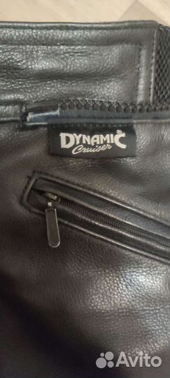 Мотоштаны кожаные мужские