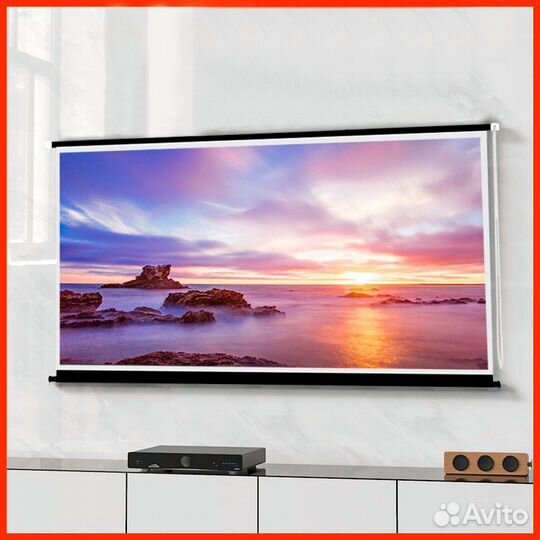 Экран для проектора рулонный Лама,200х150,4:3,100”