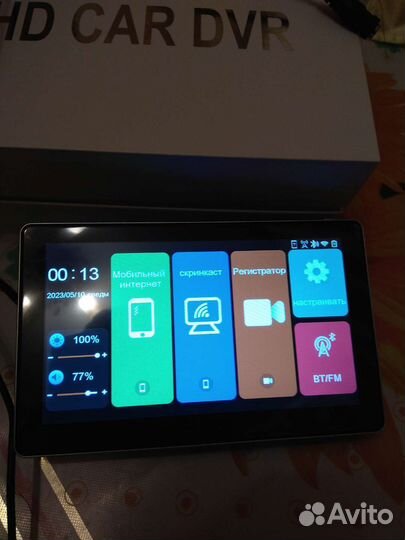 Универсальный автомоб. видеорегистратор 4к с GPS