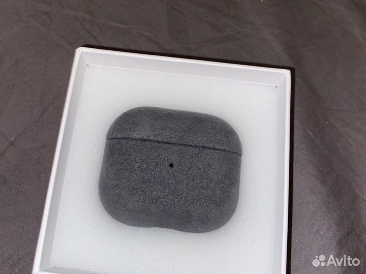 Чехол для airpods pro из алькантары