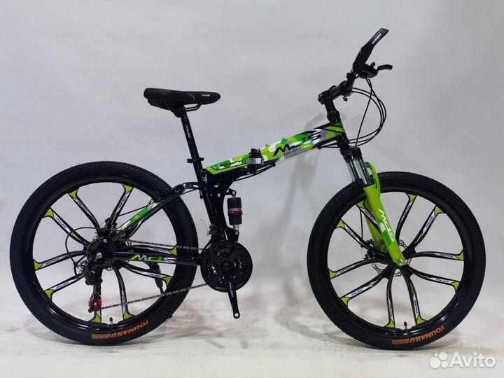 Велосипед на литых дисках 26