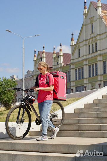 Велокурьер доставки Самокат (еженедельные выплаты)