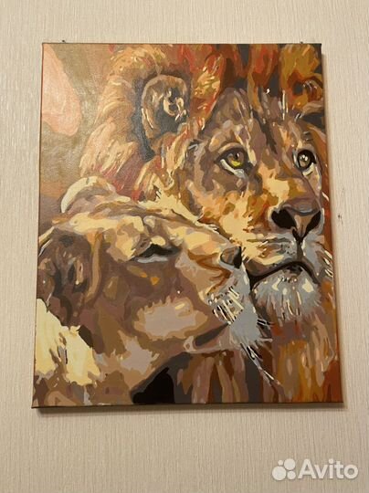 Готовая картина по номерам 