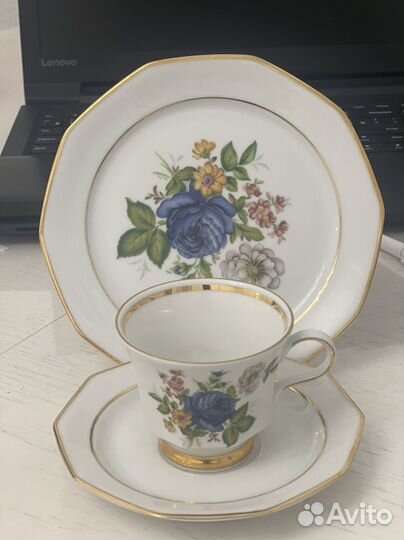 Чайное трио винтажное Winterling Bavaria