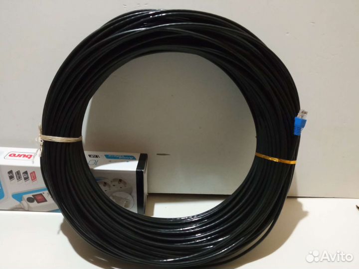 Интернет кабель уличный, патч-корд,витая пара 8жил