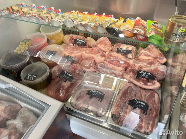 Мясной магазин, прибыль 150 000, готовый бизнес