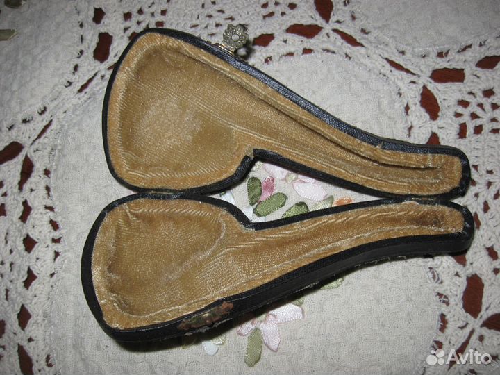 Антикварный пенал для трубки Европа