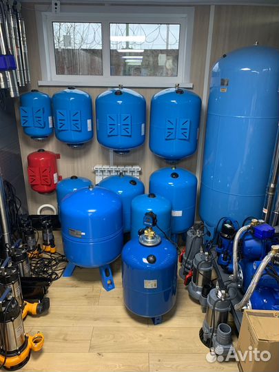 Гидроаккумулятор vodos WTR 50 vert (50 литров, 10b