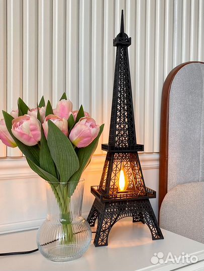 Светильник ночник Эйфелева башня 62см настольный