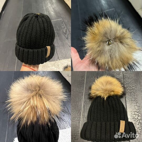 Детские шапки разные Elodie авиатор,с помпоном