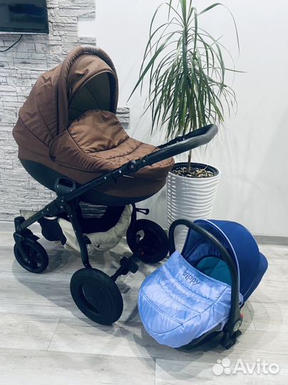 Коляска люлька +автолюлька