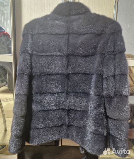 Шуба норковая 42 44 поперечка