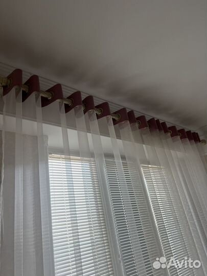 Тюль 6 м, высота 2.86