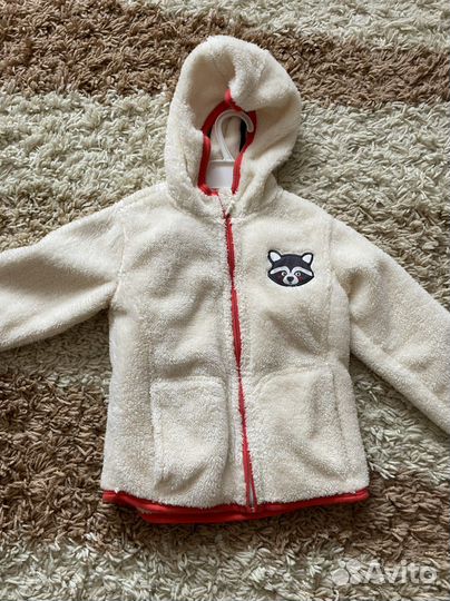 Теплая кофта для девочки 98