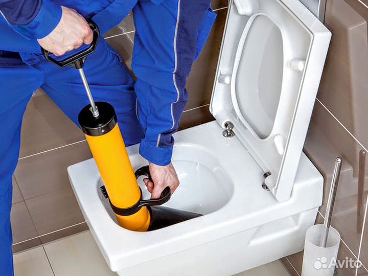 Прочистка канализации,засоров.Сантехник 24/7