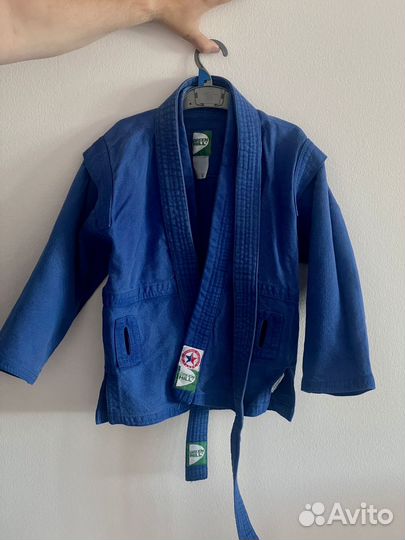 Самбовка куртка+шорты Green Hill 32-34