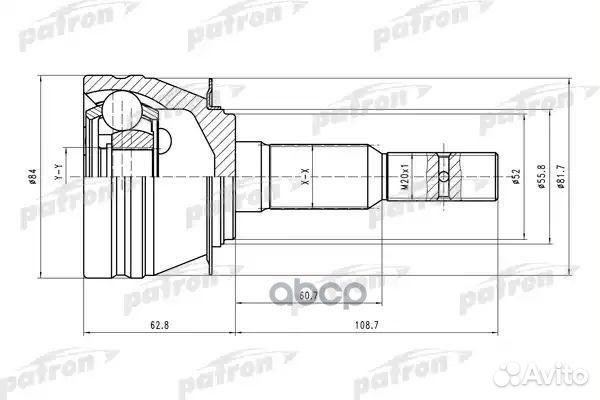 Шрус PCV1311 patron