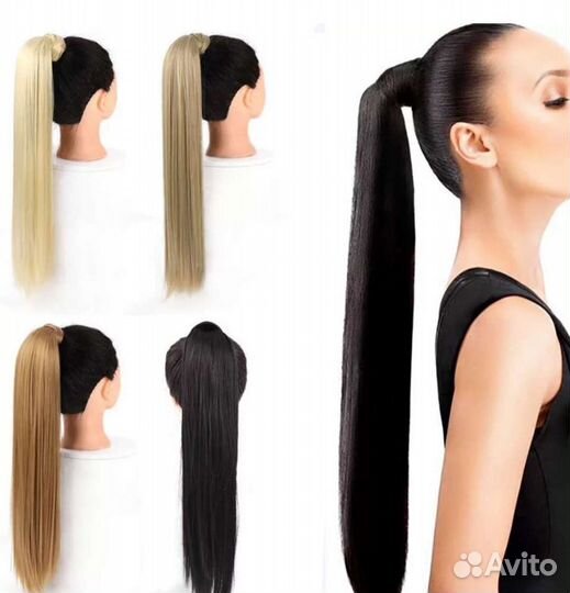 Хвосты из натуральных волос
