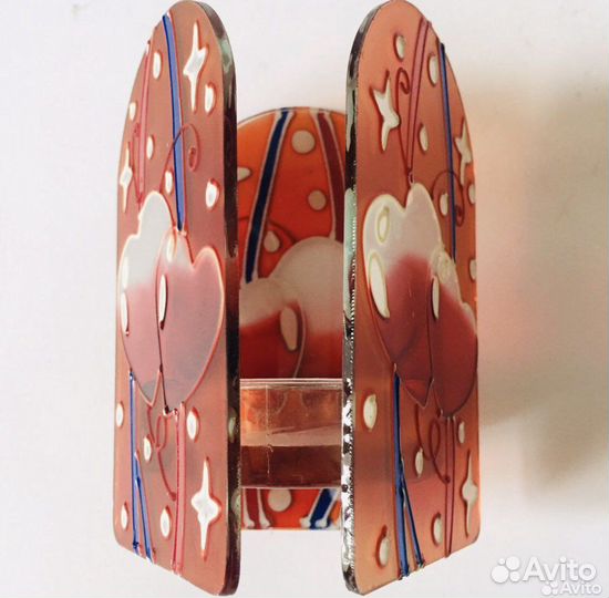 Аромалампа стекло витраж подсвечник