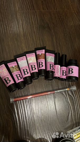 Набор гелей для маникюра наращивания