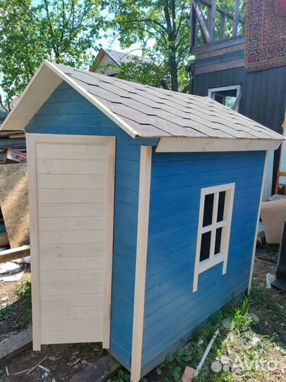 Детский игровой домик из дерева