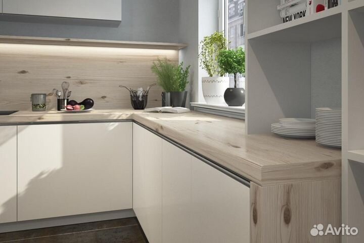 Столешница для кухни 2058 Бискайская сосна.3 метра