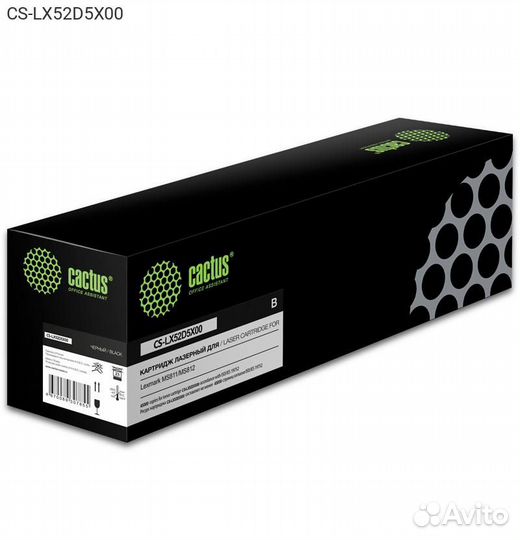 Тонер-картридж cactus MS811/MS812 Лазерный Черный