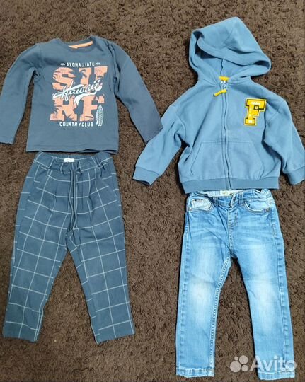 Вещи пакетом на мальчика 92 98
