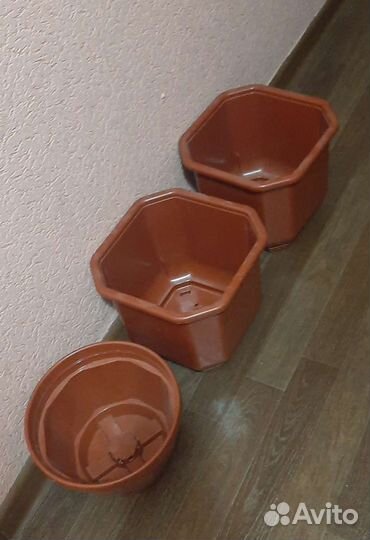 Горшки разные для цветов