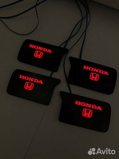 LED подсветка дверных ручек салона дверей Honda