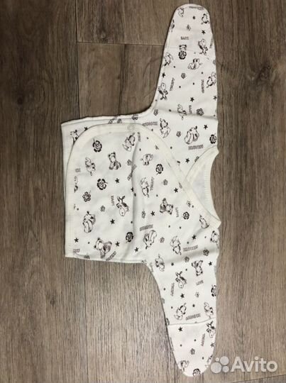 Распашонка футер утепленная р 56