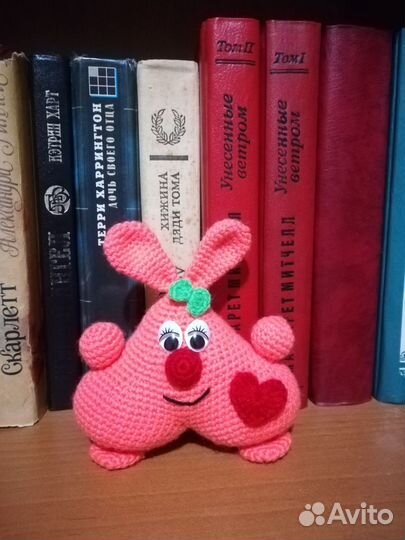 Зайка-валентинка