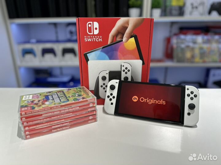 Nintendo switch oled прошитый чип