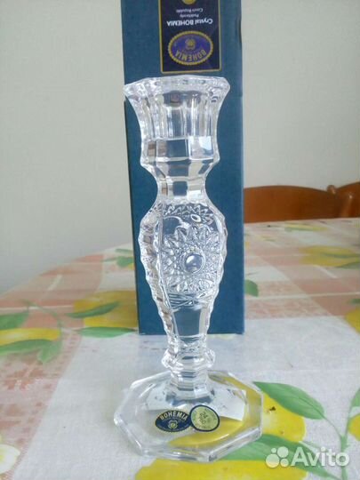 Хрустальный подсвечник