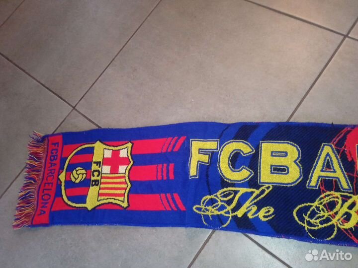 Шарф футбольный Новый Оригинал из Барселоны