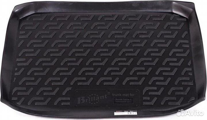 Коврик багажника Шкода Фабия хэтчбек с 2007 г